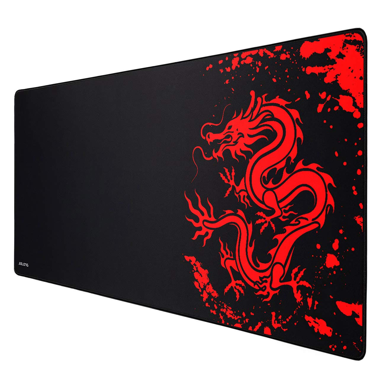 JIALONG Large Gaming Mouse Pad, XXL Desk Mousepad with Stitched Edges, Non-Slip Base Keyboard Pad