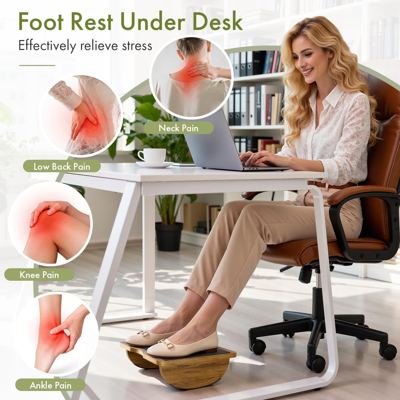 Atoping Under Desk Foot Rest