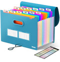 Sooez Accordion File Organizer for Documents and Desk Storage