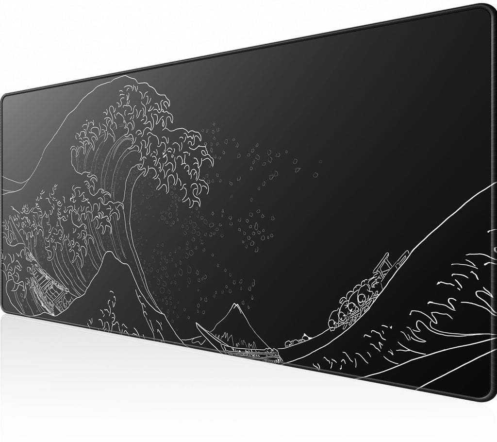 KTRIO Large Gaming Mouse Pad with Stitched Edges