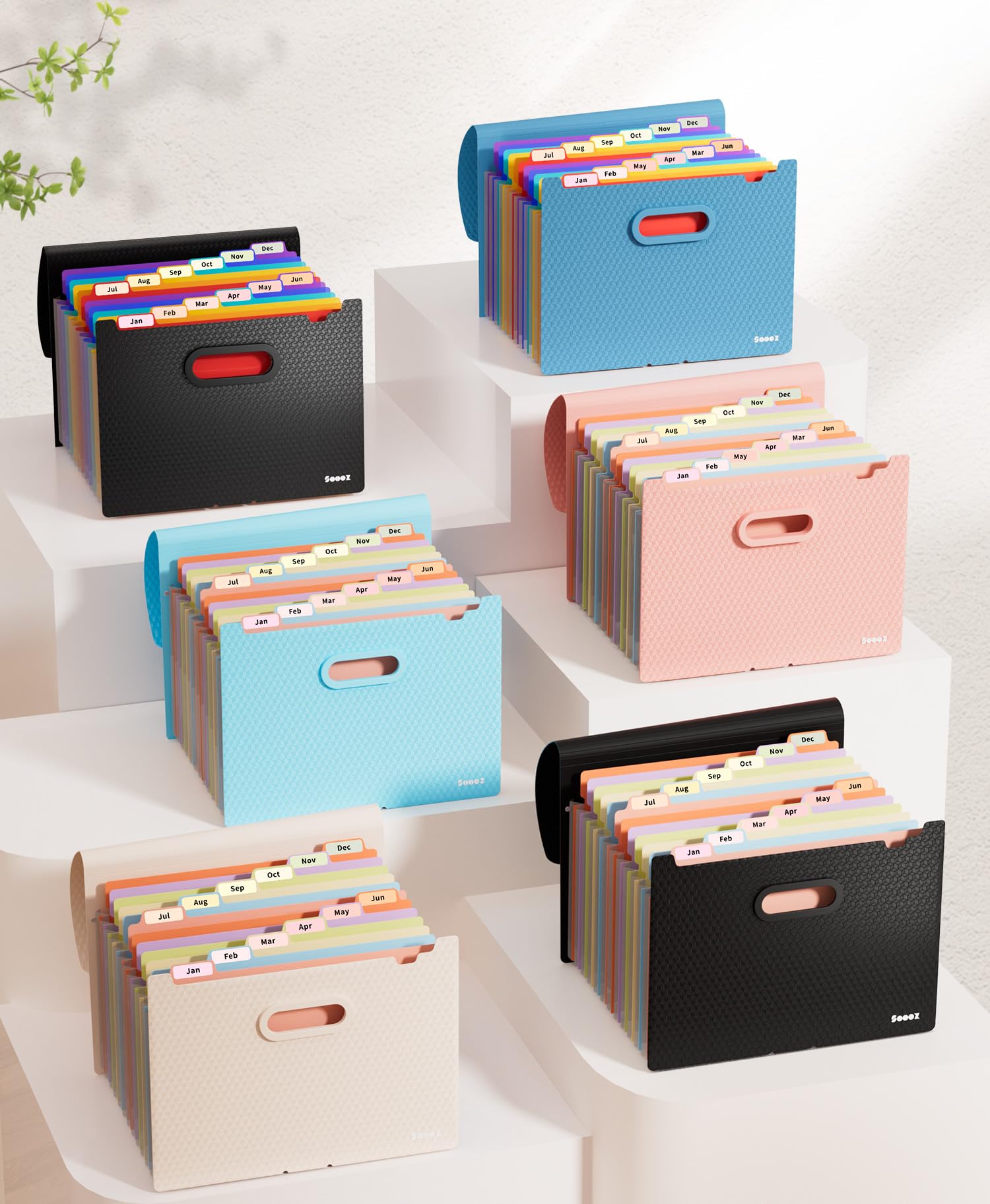 Sooez Accordion File Organizer for Documents and Desk Storage
