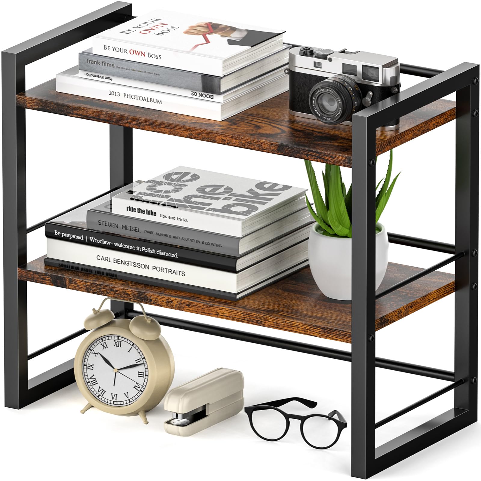 ART-GIFTREE Office Desk Shelf Organizer with Storage