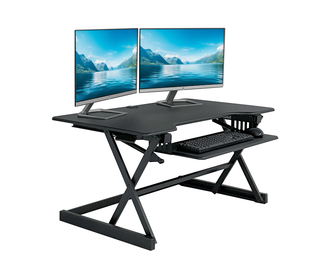 Rocelco 32" Height Adjustable Standing Desk Converter