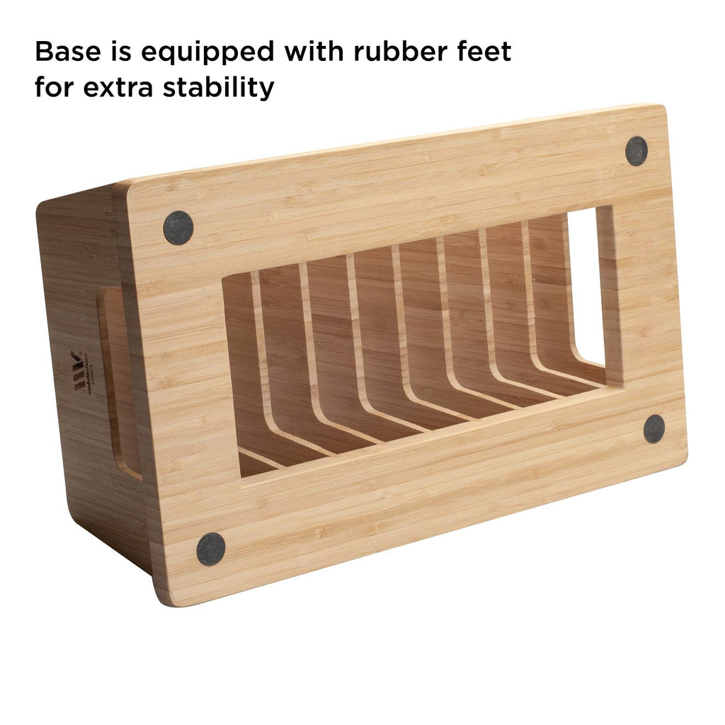 MobileVision Bamboo Multi-Device Organizer with 5 Slots