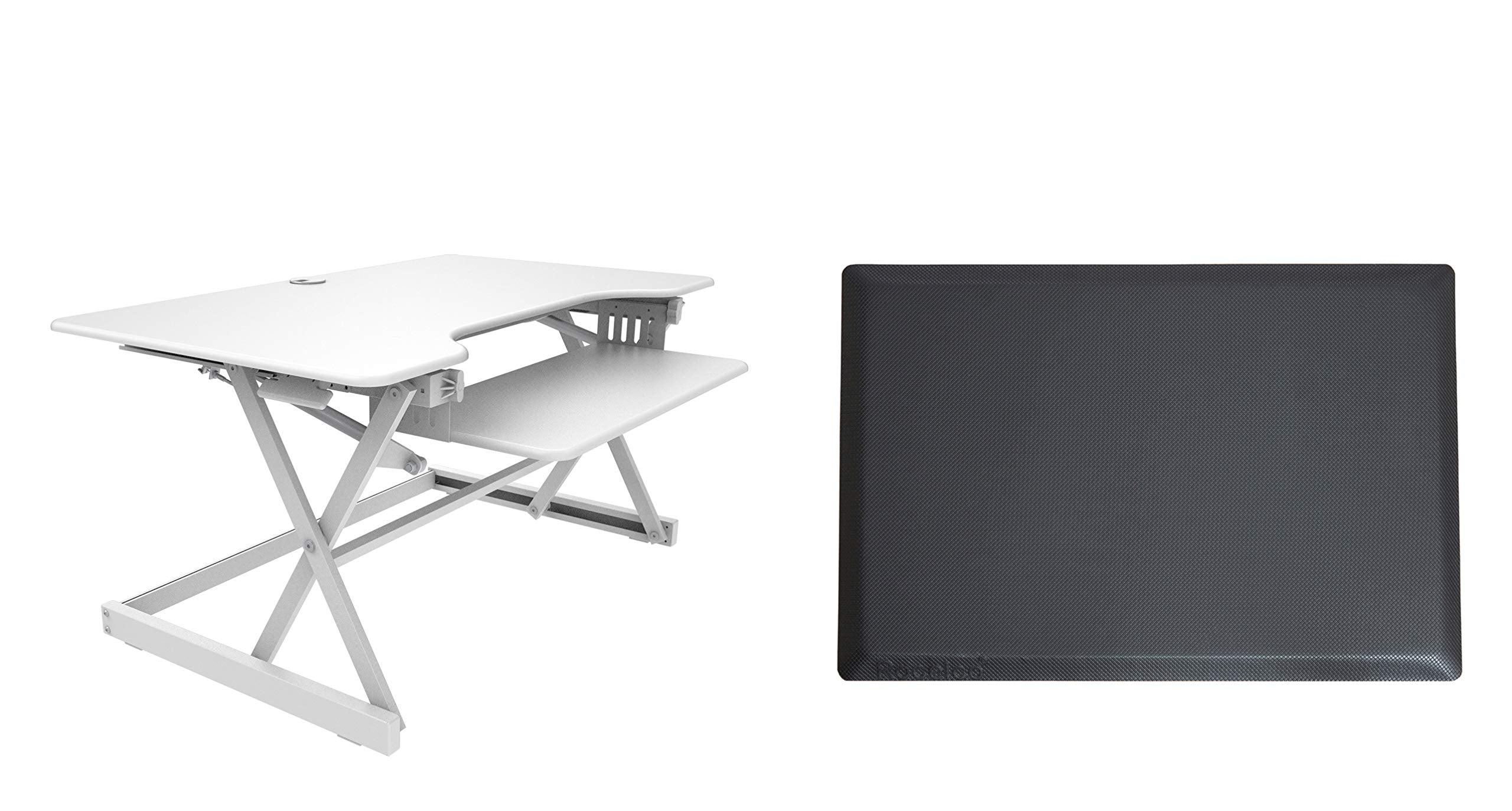 Rocelco 32" Height Adjustable Standing Desk Converter