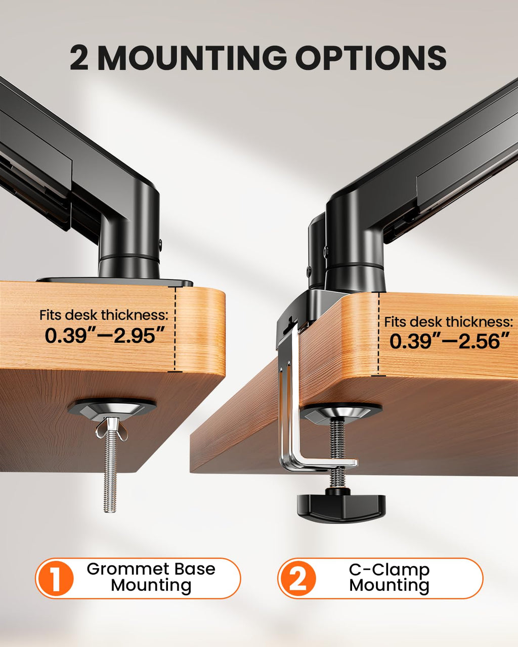 ErGear Monitor Arm, Fully Adjustable Monitor Mount