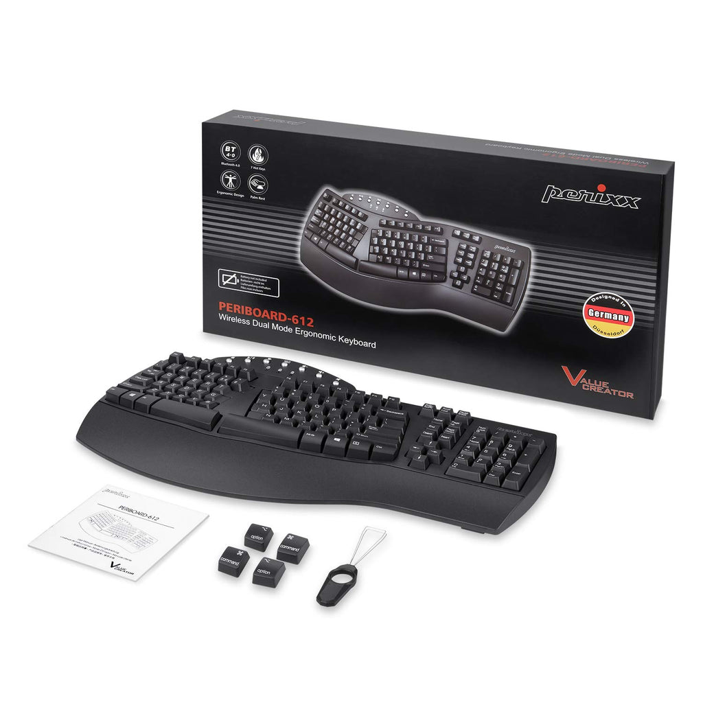 Perixx PERIBOARD Wired Ergonomic Split Keyboard with Wrist Rest