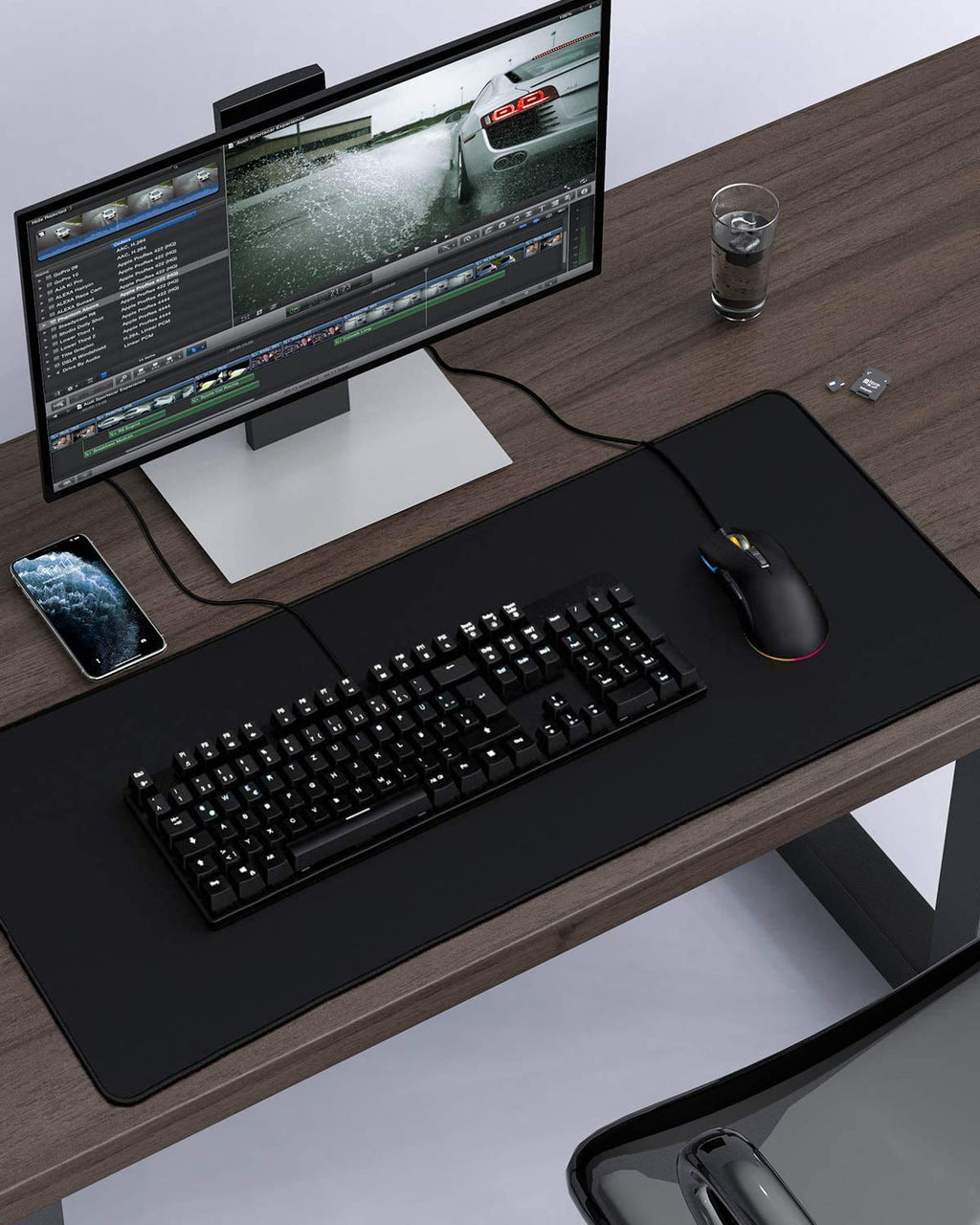JIALONG XXL Gaming Mouse Pad with Stitched Edges