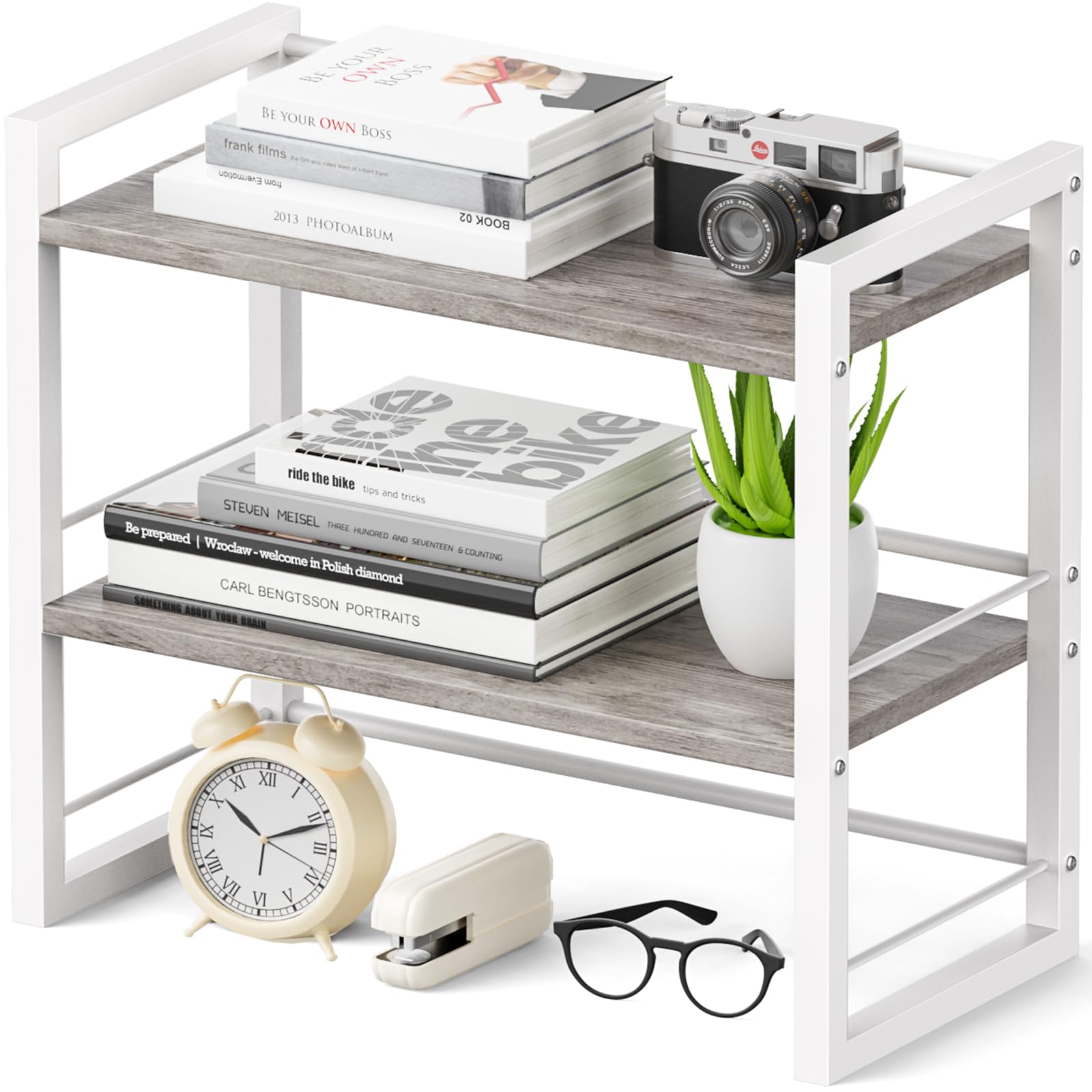 ART-GIFTREE Office Desk Shelf Organizer with Storage