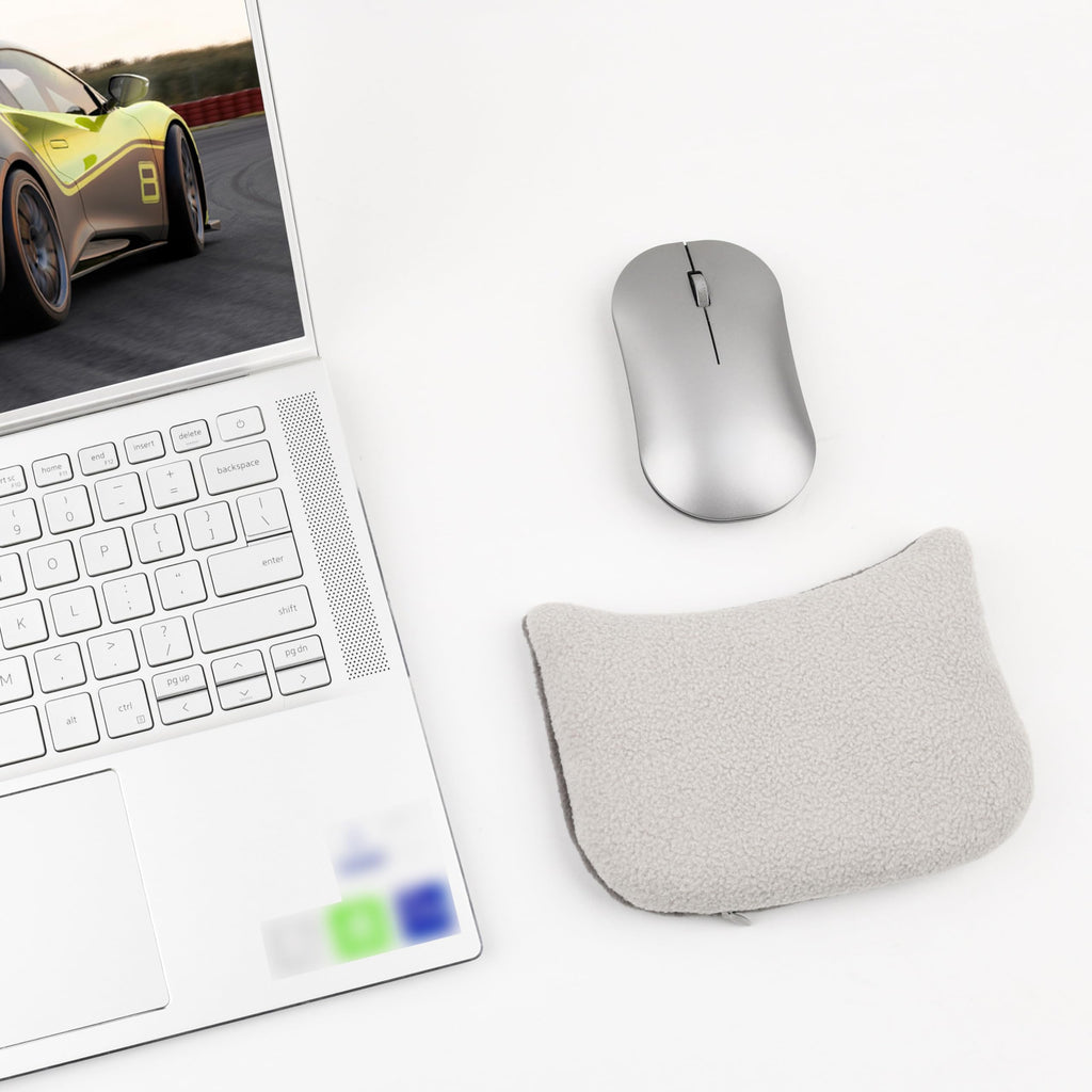 Large Mouse Wrist Rest Bean Bag, Ergonomic Mouse Support Pad Filled Ergo Beads for Computer, Laptop, PC Gaming