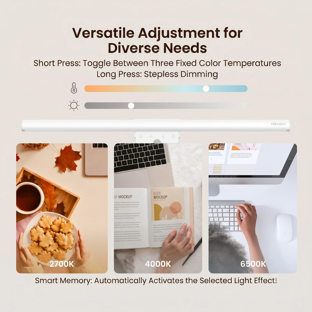 YEELIGHT Monitor Light Bar with Touch Control and Dimming