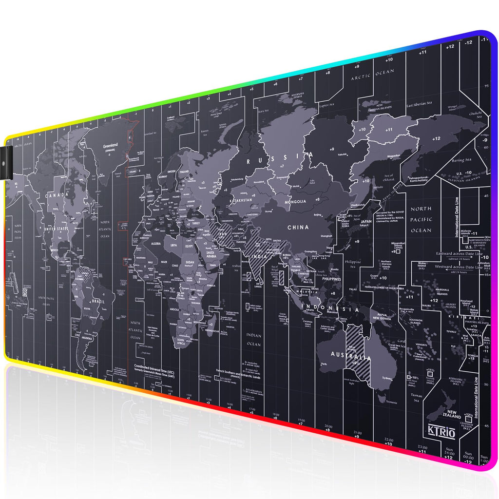 KTRIO Large Gaming Mouse Pad with Stitched Edges