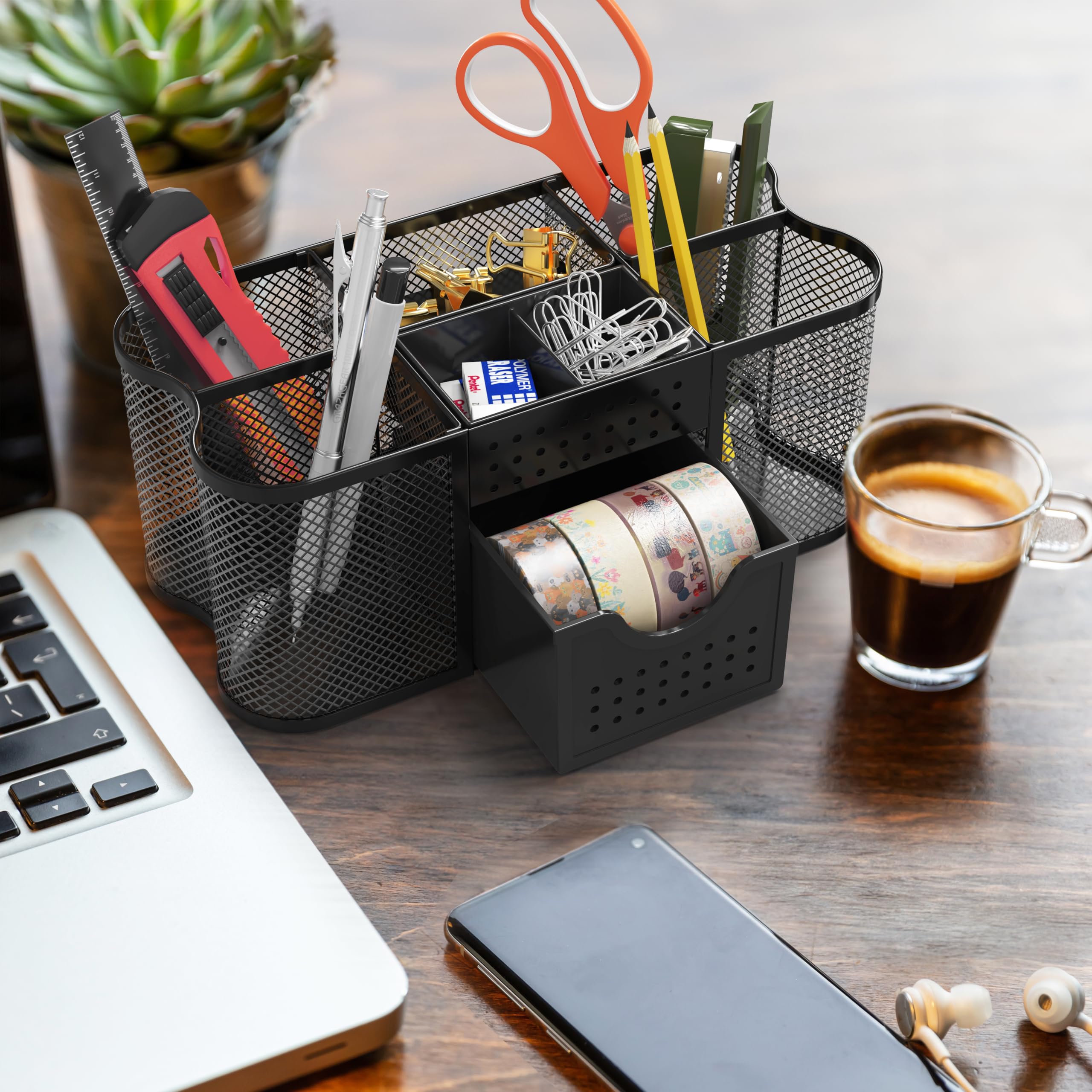 DecoBros Desktop Supplies Organizer Caddy for Office