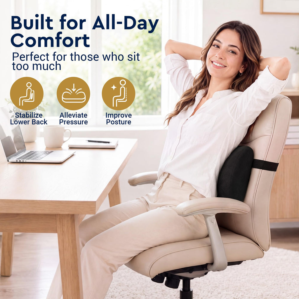 SavvyAbode Lumbar Pillow