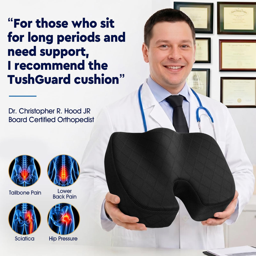 TushGuard Office Chair Seat Cushion
