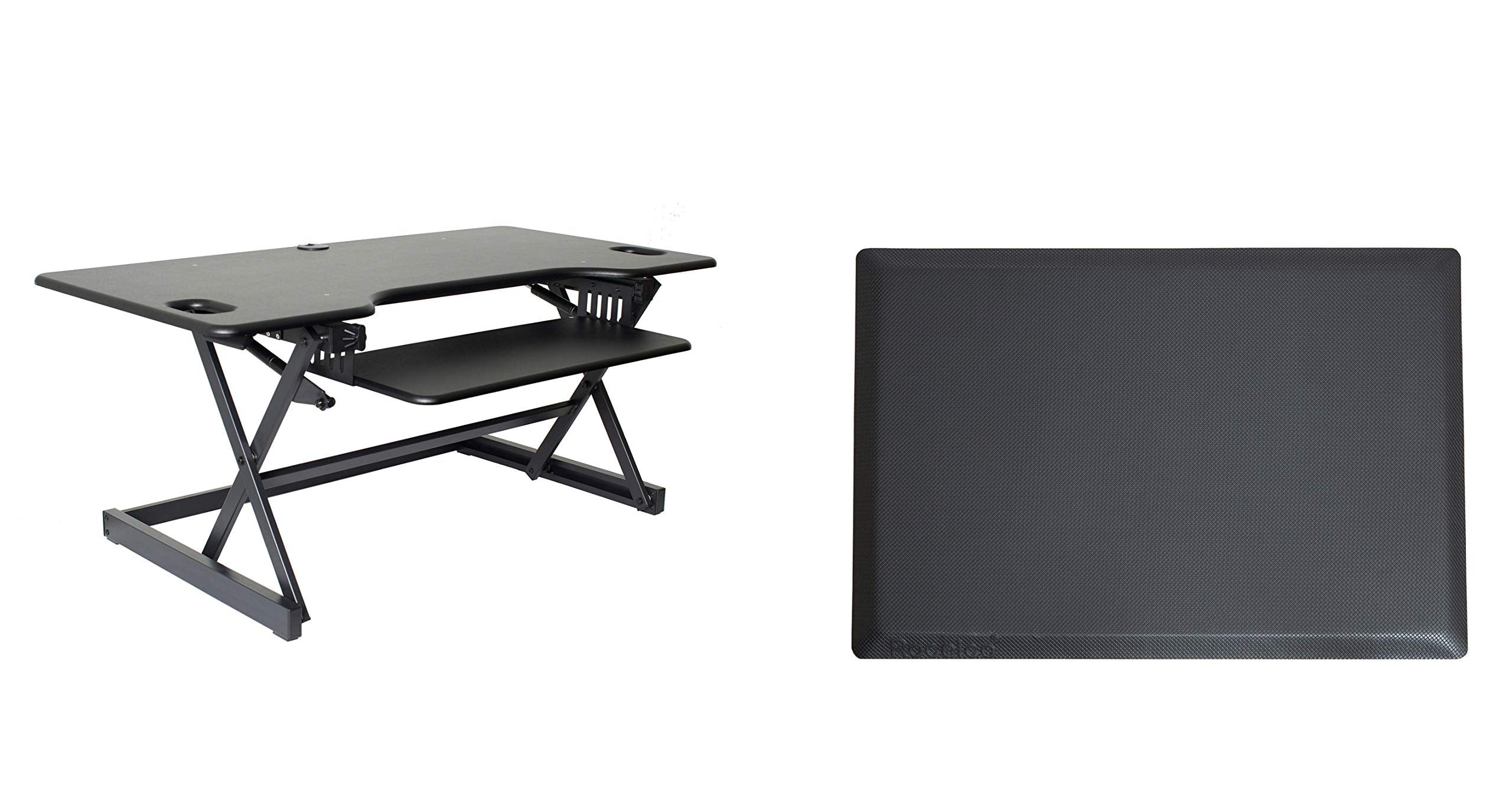 Rocelco 32" Height Adjustable Standing Desk Converter