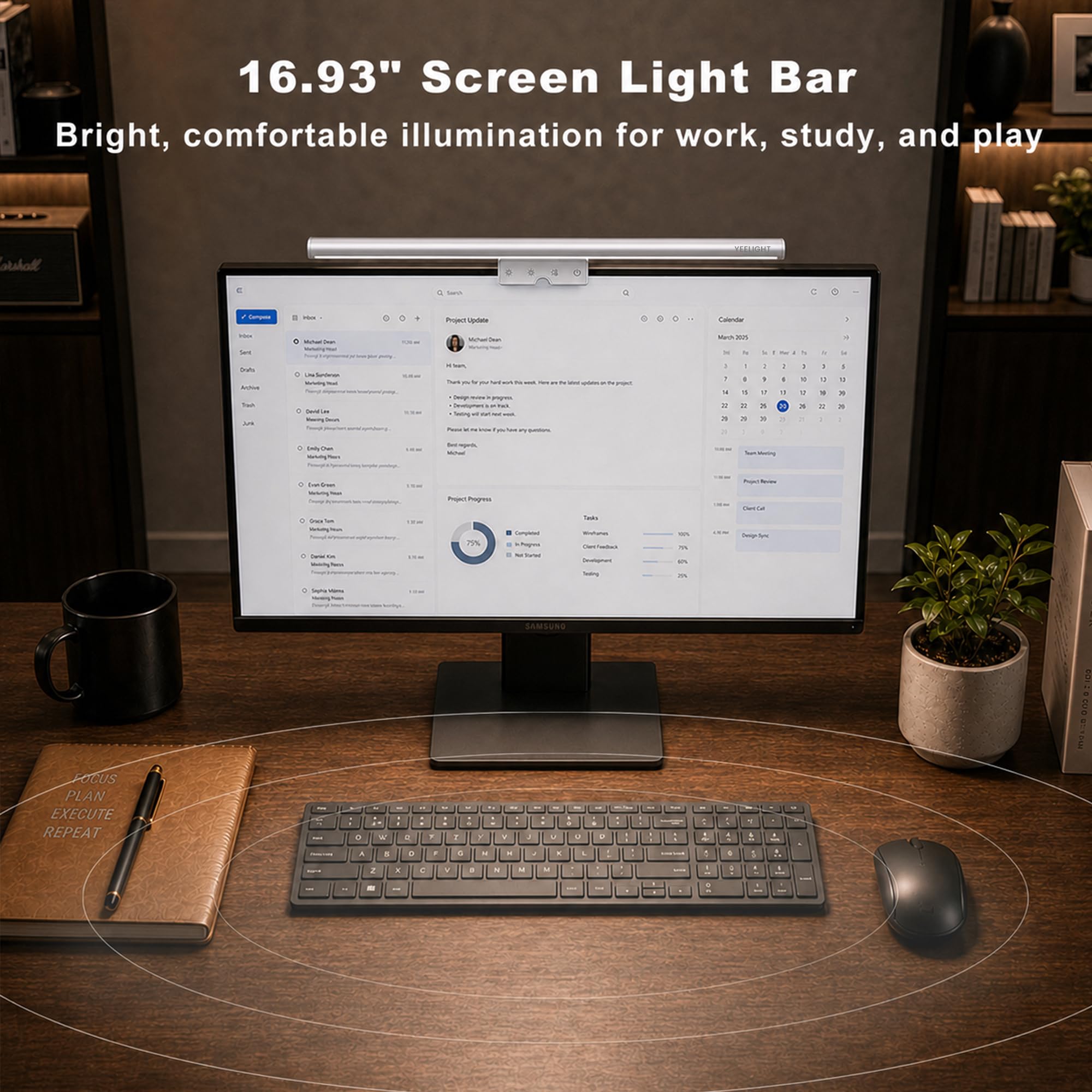 YEELIGHT Monitor Light Bar with Touch Control and Dimming