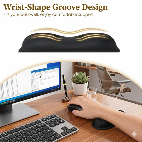 Axlteip Ergonomic Memory Foam Mouse Wrist Rest Pad